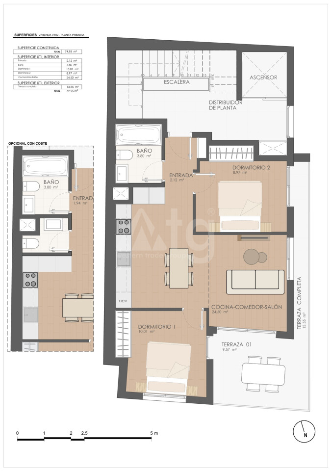 2 bedroom Apartment in Santa Pola - GBI142761 - Photo 1