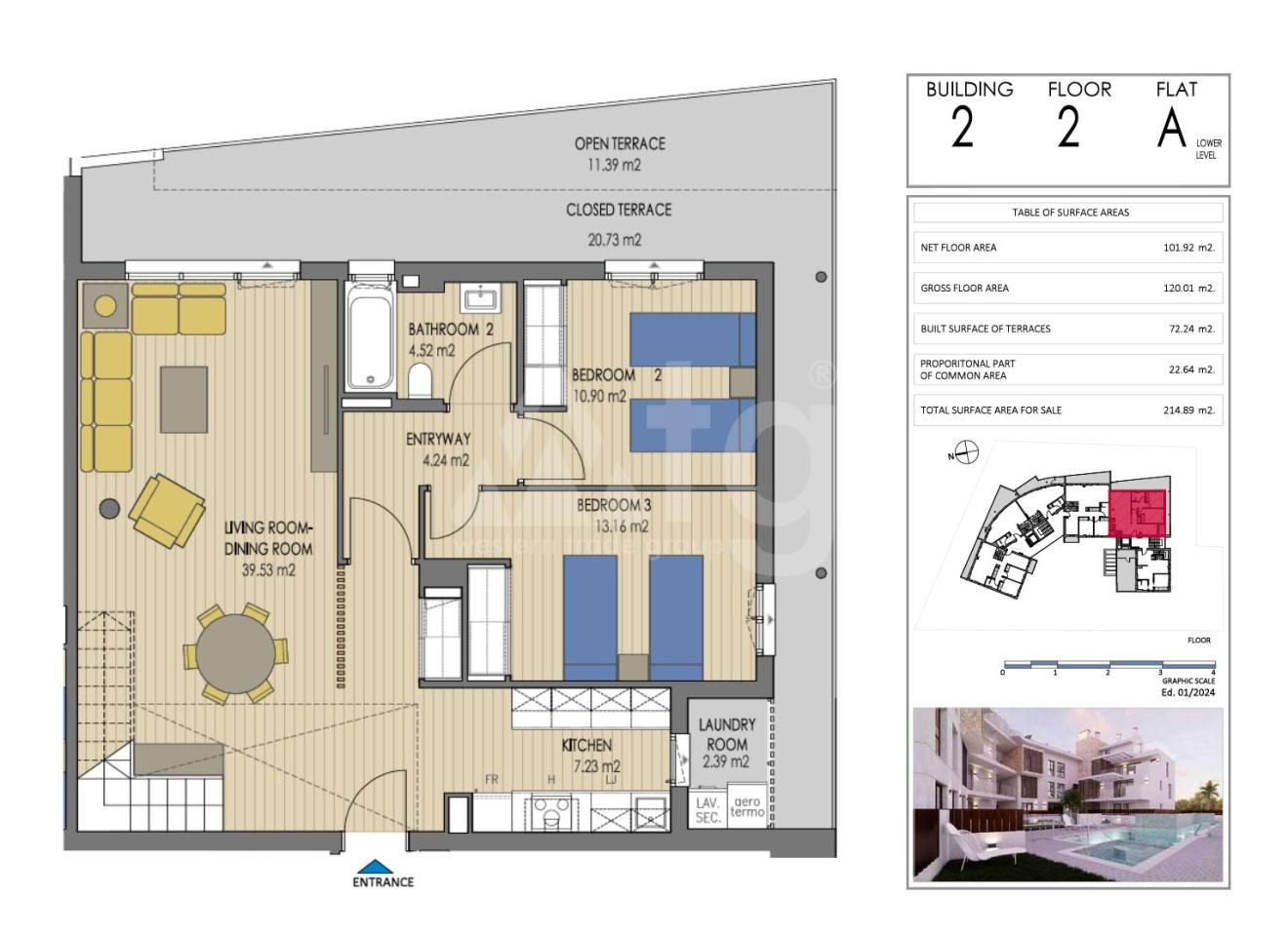3 Schlafzimmer Penthouse-Wohnung in Xàbia - VAP145733 - Foto 1