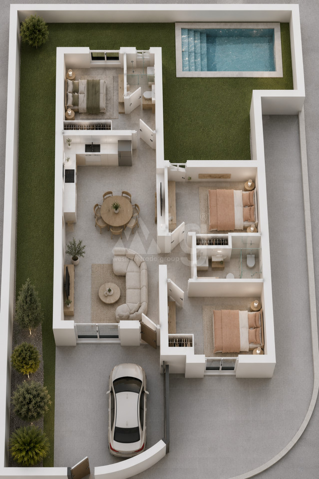 Villa de 3 habitaciones en Mazarrón - BMI145888 - Foto 2