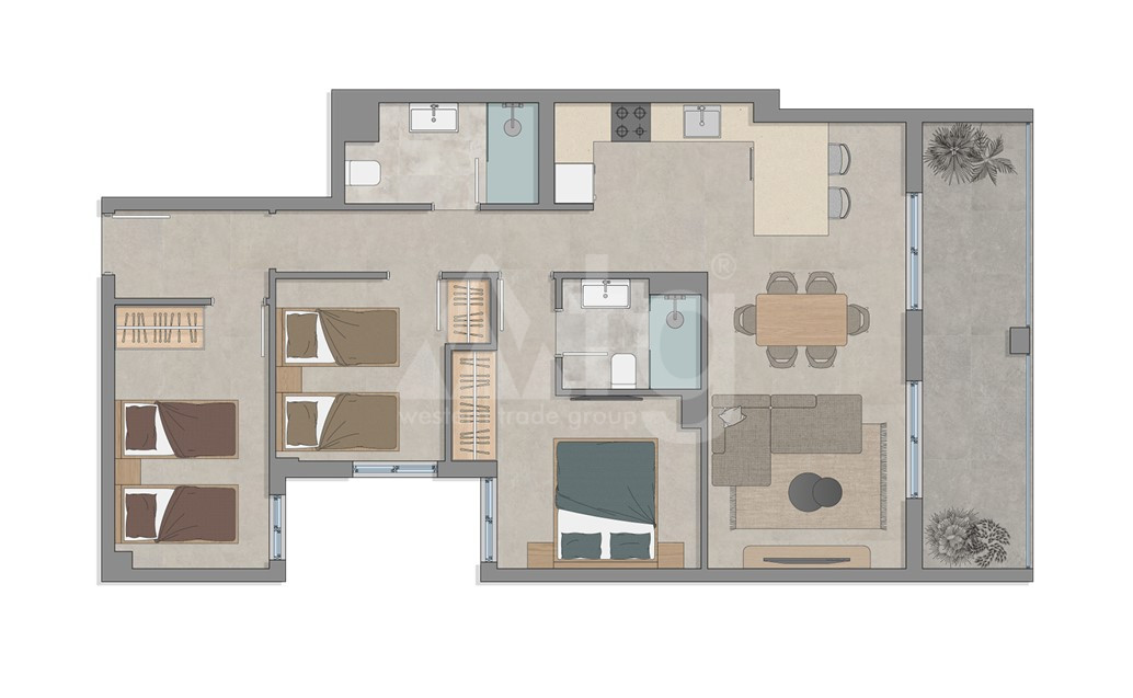 Penthouse de 3 chambres à Elche - PO145903 - Photo 2