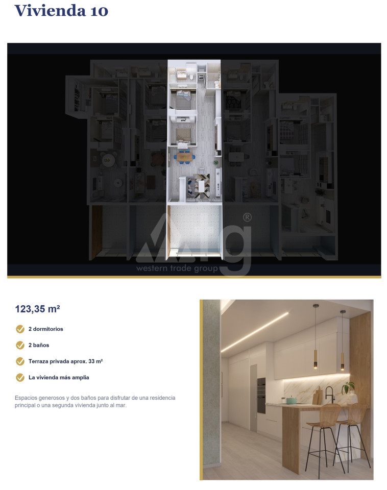 2 bedroom Apartment in Torrevieja - SN146246 - Photo 1