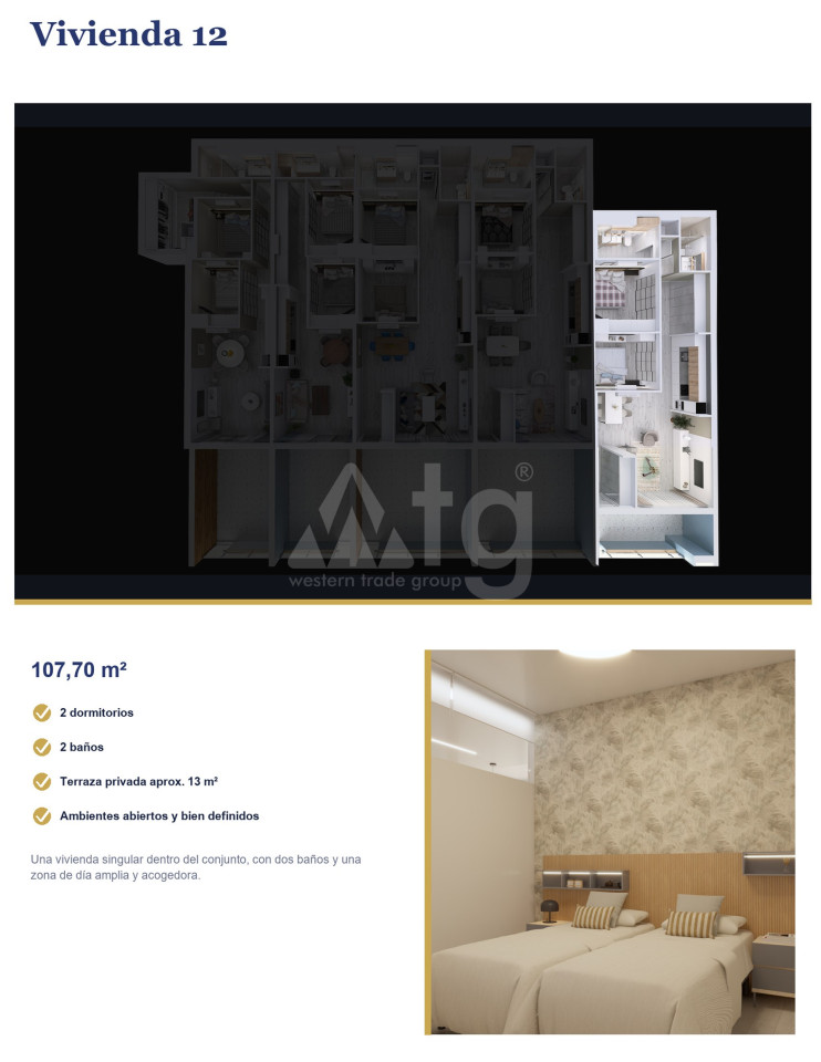 2 bedroom Apartment in Torrevieja - SN146248 - Photo 1