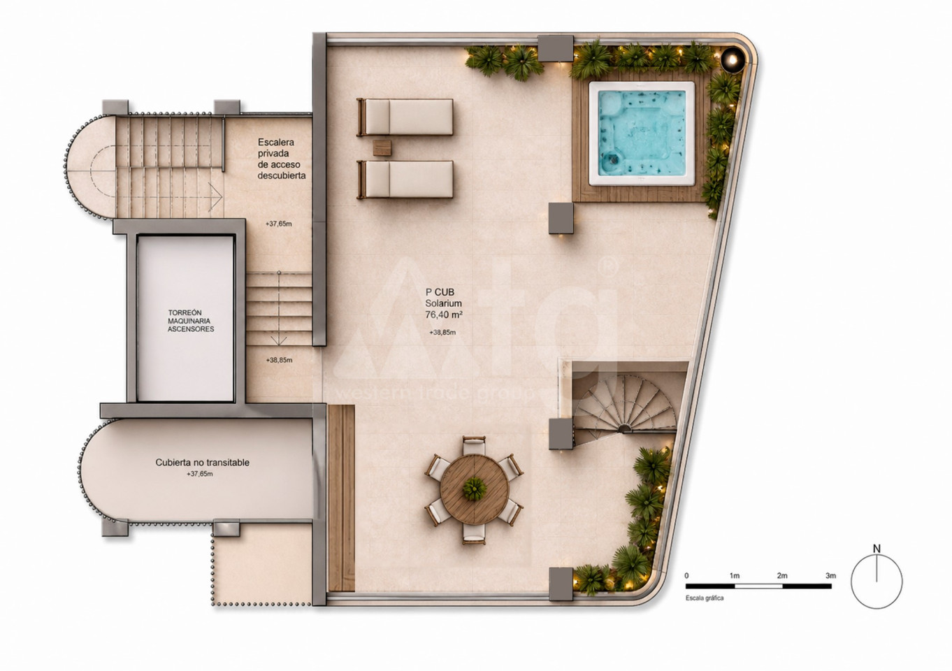 Penthouse de 2 chambres à Calp - GTG147670 - Photo 4