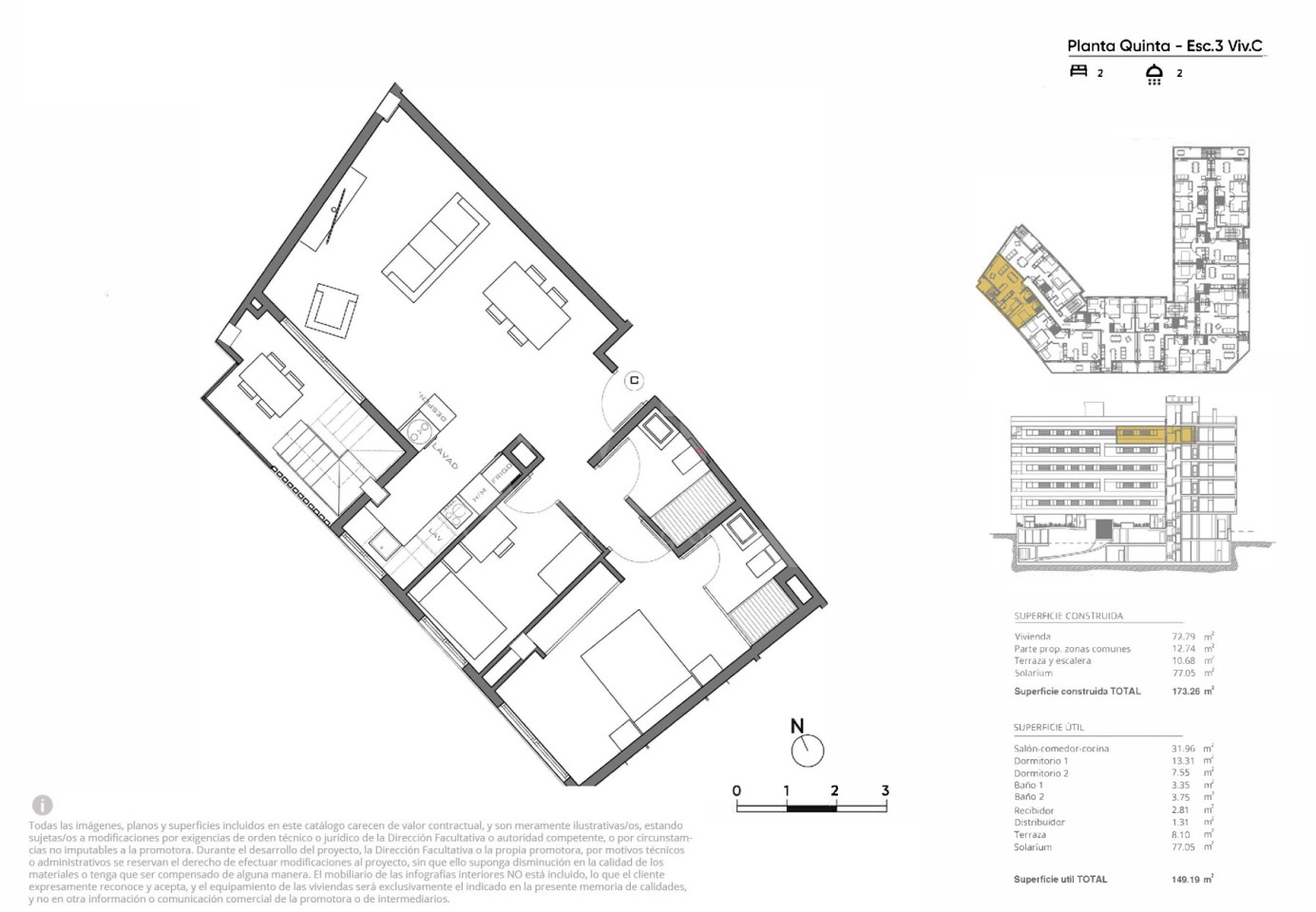 Penthouse   v Alicante, 2 ložnice - MPC149515 - Foto 1