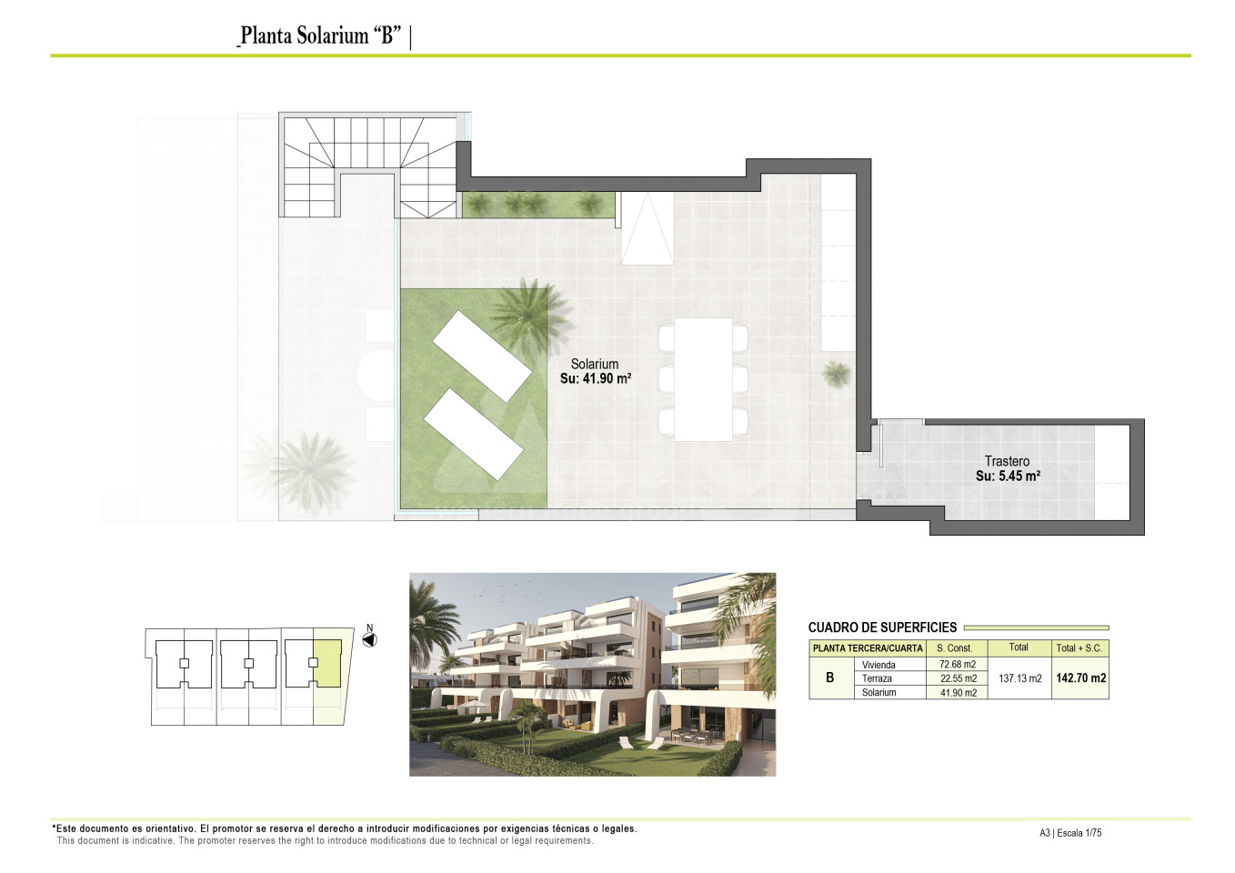 Penthouse de 2 chambres à Alhama de Murcia - NA149694 - Photo 2