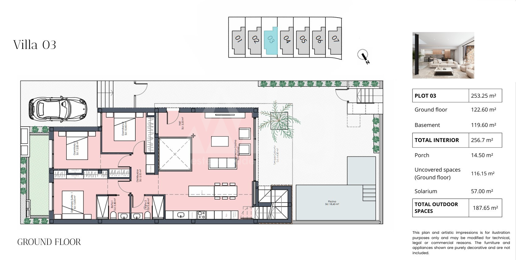 Vilă cu 3 dormitoare în Santa Rosalia - SRA149722 - Imagini 1