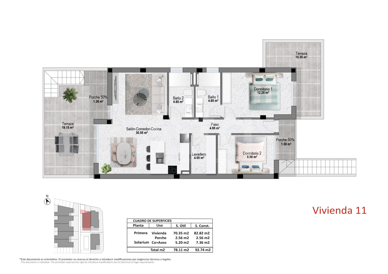 2 Schlafzimmer Bungalow in Pilar de la Horadada - OK149884 - Foto 1
