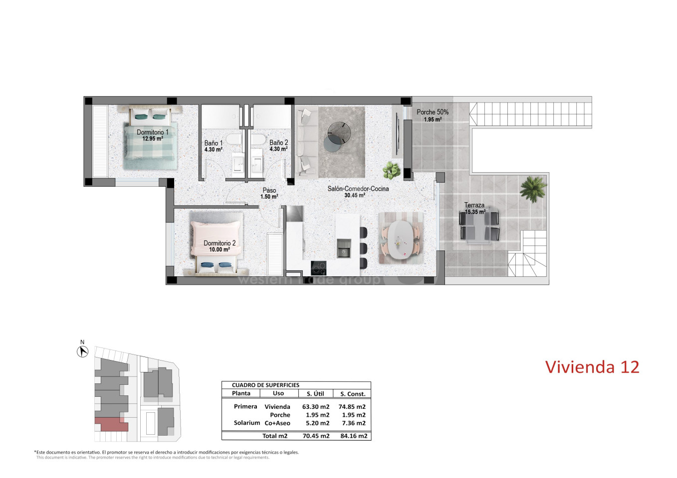 Bungalow cu 2 dormitoare în Pilar de la Horadada - OK149885 - Imagini 1