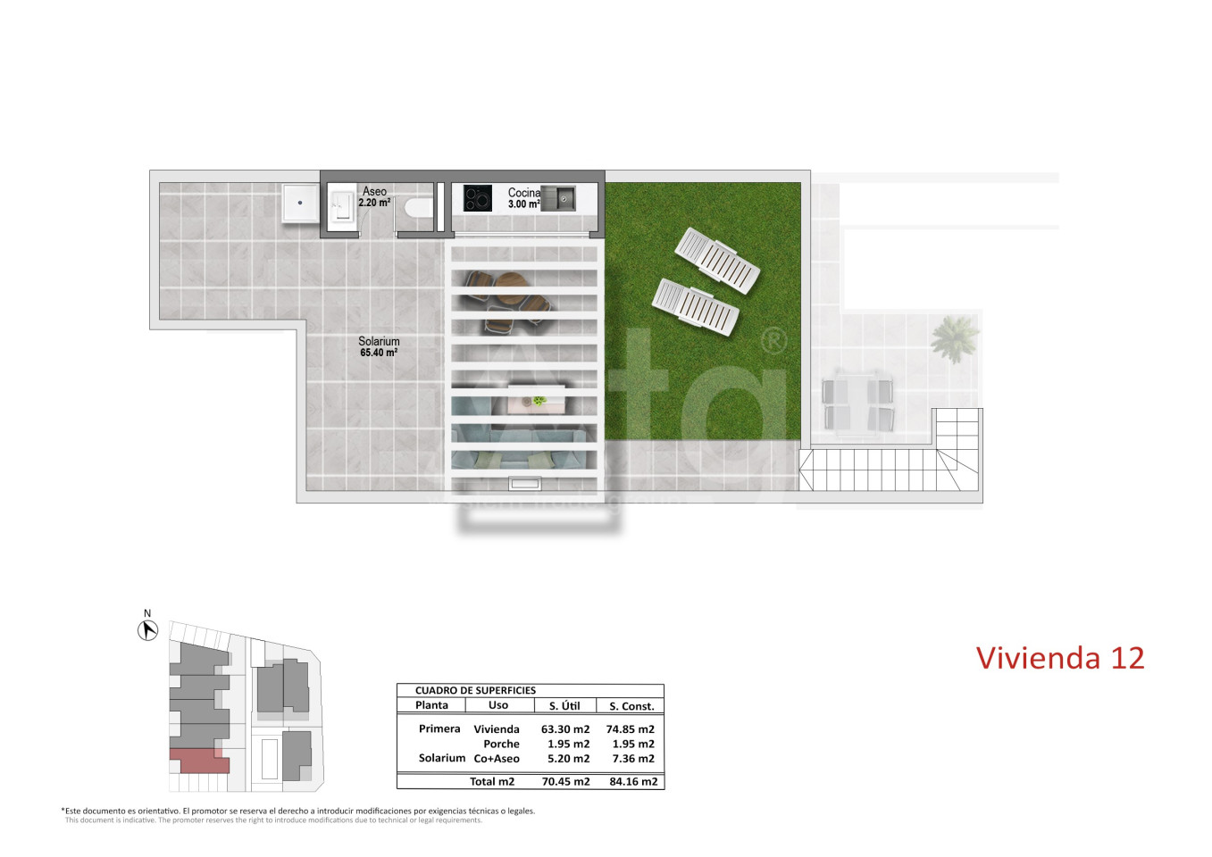 Bungalow cu 2 dormitoare în Pilar de la Horadada - OK149885 - Imagini 2