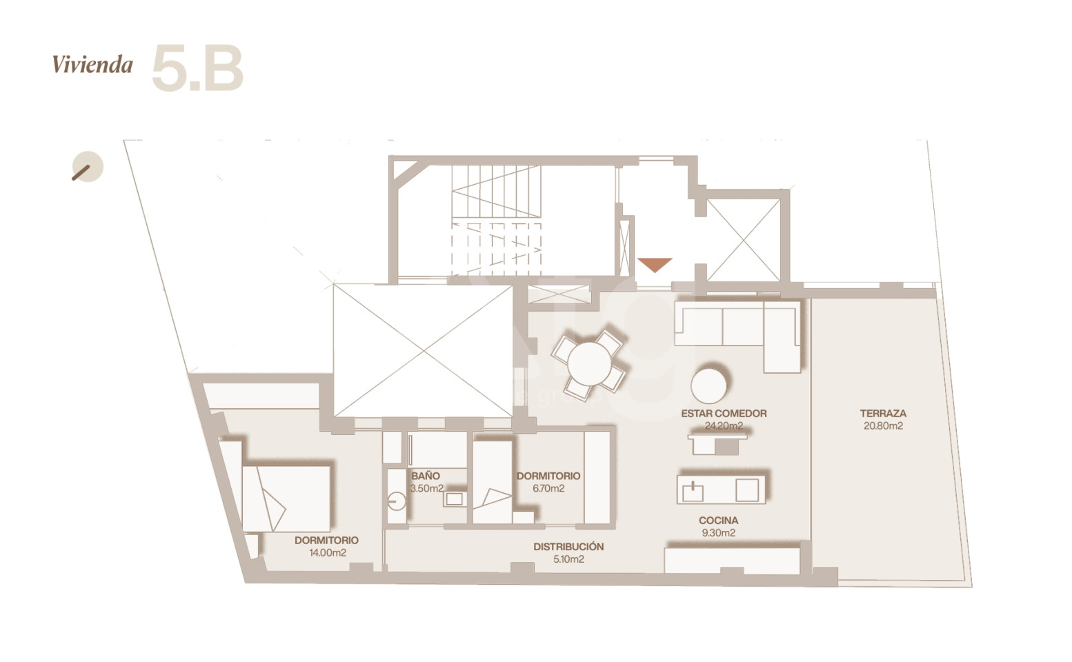 2 Schlafzimmer Appartement in Lorca - REL153032 - Foto 2