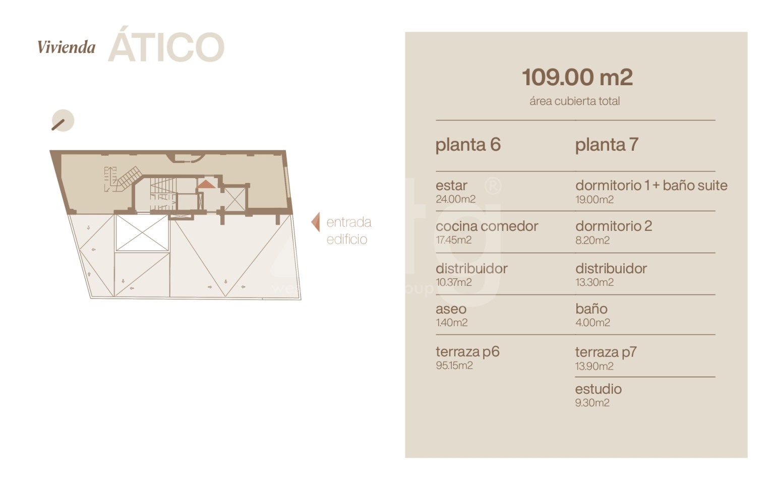 Ático de 3 habitaciones en Lorca - REL153033 - Foto 1