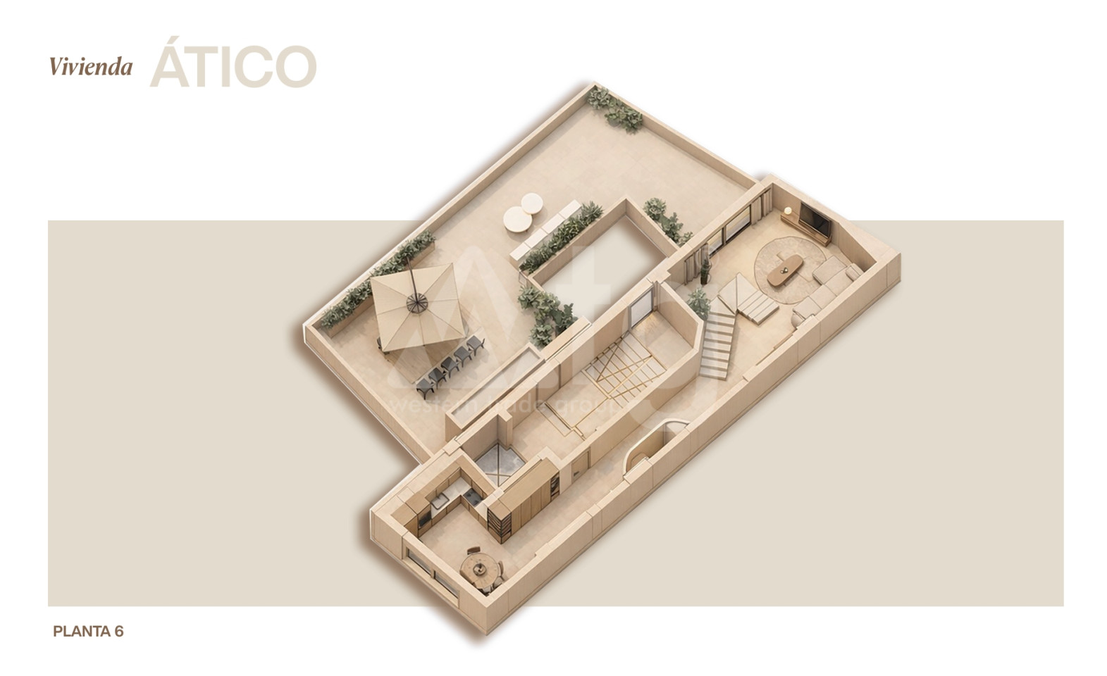 Ático de 3 habitaciones en Lorca - REL153033 - Foto 3