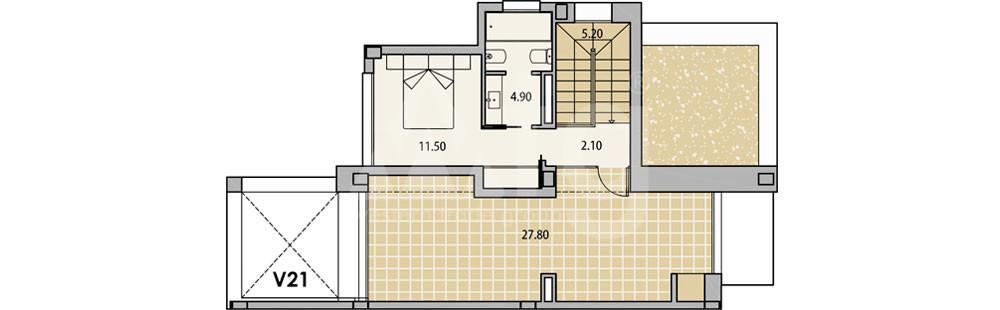 3 Schlafzimmer Doppelhaus in Los Urrutias - PFA1117663 - 2