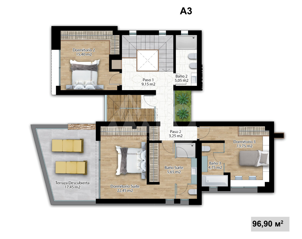 4 Schlafzimmer Villa in Benidorm - MPS1119309 - Foto 3