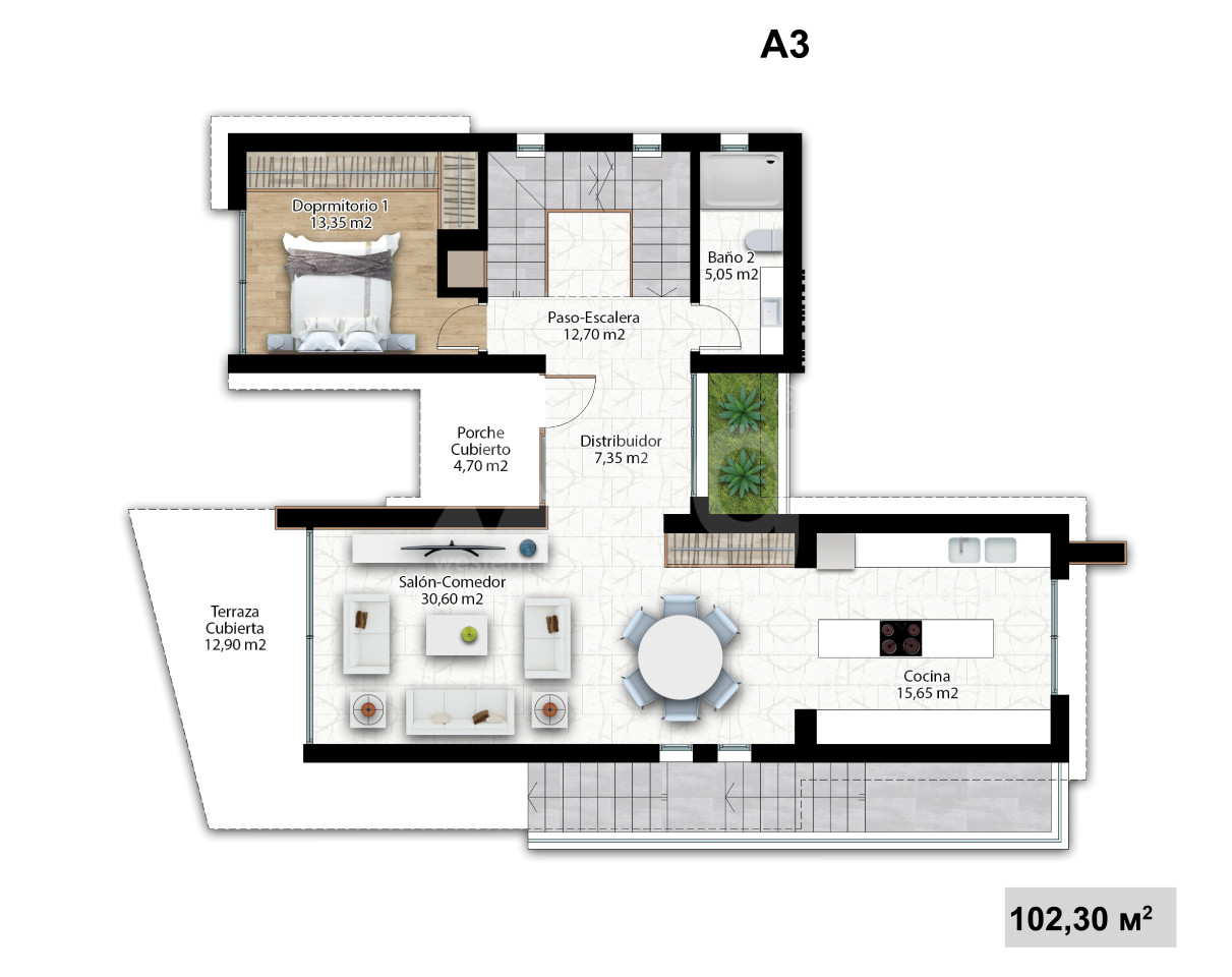 4 Schlafzimmer Villa in Benidorm - MPS1119309 - Foto 2