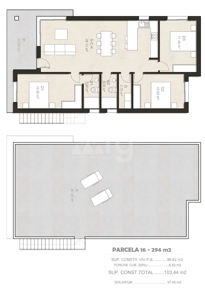 3 Schlafzimmer Villa in Pinar de Campoverde - MT1119346 - 1