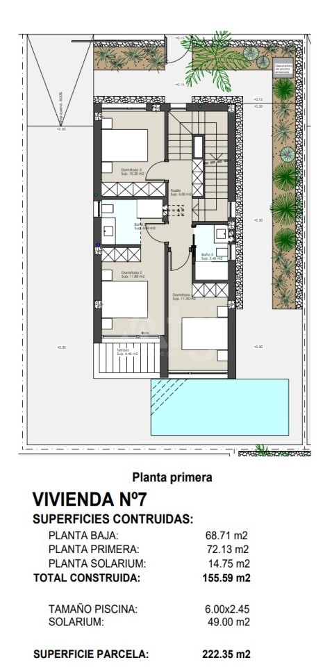 Villa de 4 chambres à Pilar de la Horadada - NP21183 - 2