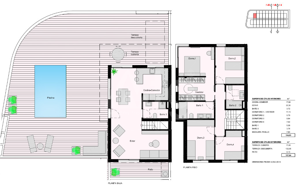 Adosado de 4 habitaciones en Aspe - PJ21401 - 1