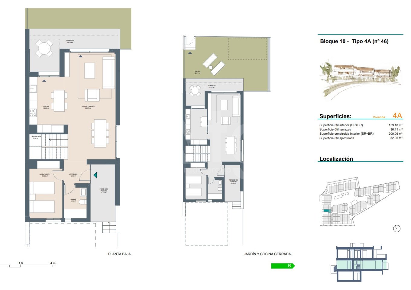 Townhouse cu 4 dormitoare în Alicante - AEH21500 - 1