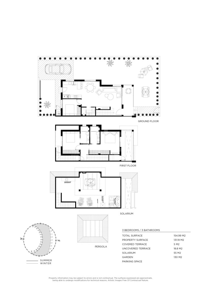 Villa de 3 habitaciones en Ciudad Quesada - ER46652 - 1