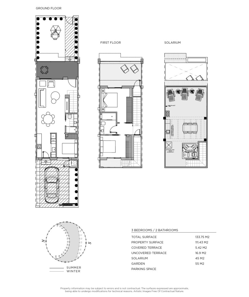 3 Schlafzimmer Villa in Ciudad Quesada - ER46661 - 1