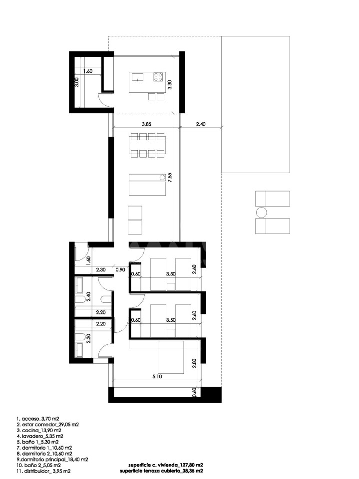 3 bedroom Villa in Pedreguer - CZS23216 - 1