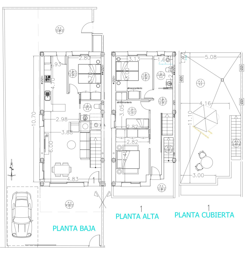 Townhouse cu 3 dormitoare în Pilar de la Horadada - CC48266 - 1