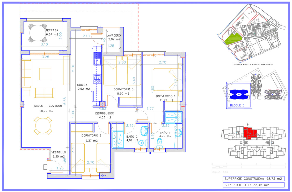 Penthouse cu 3 dormitoare în Villajoyosa - APS24453 - 1