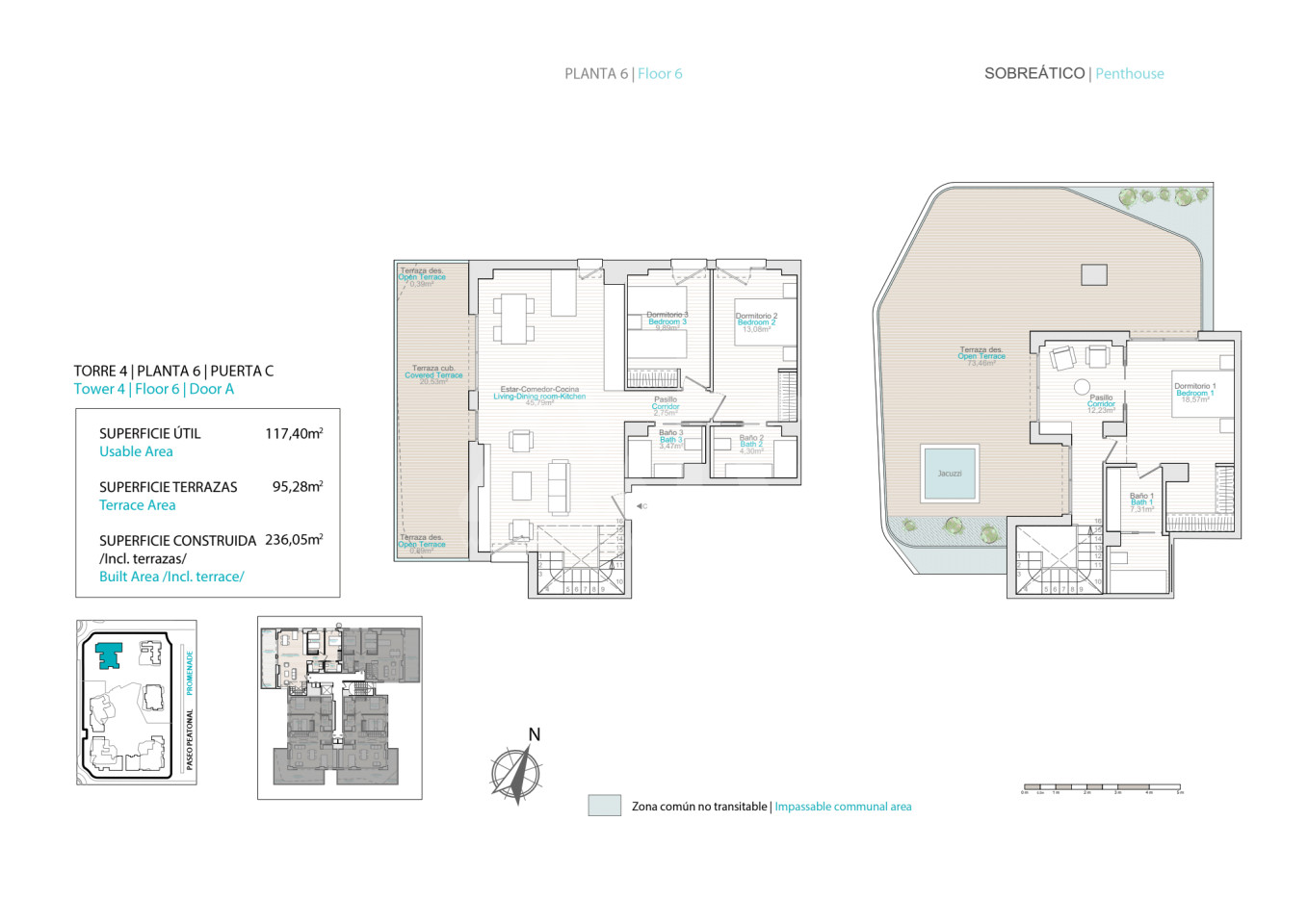 Penthouse cu 3 dormitoare în Villajoyosa - QUA25780 - 1