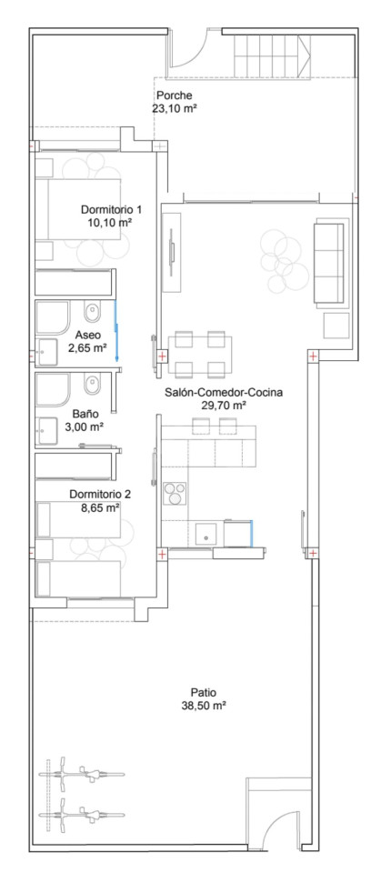 2 bedroom Bungalow in Villamartin - MCB26345 - 1