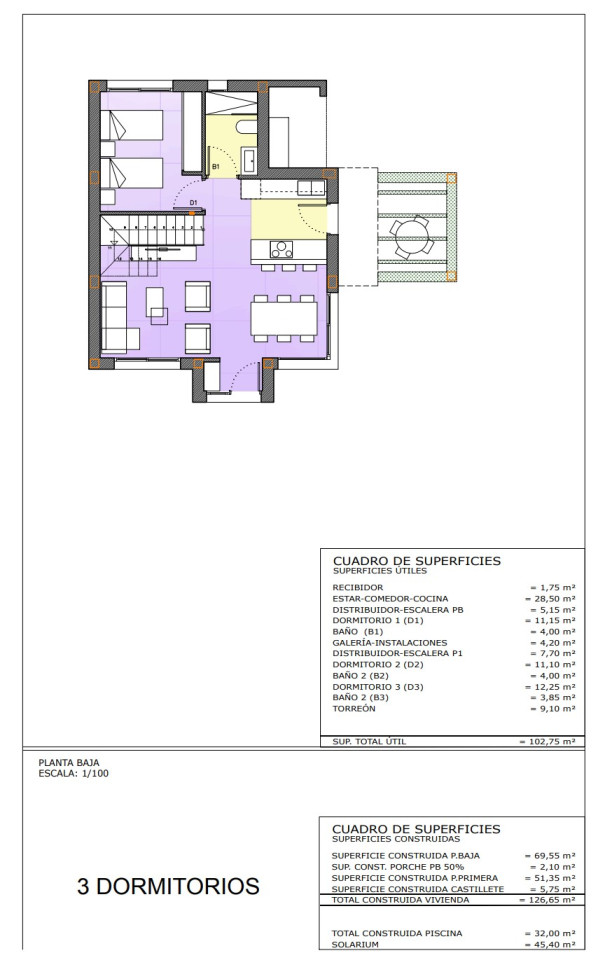 3 Schlafzimmer Villa in Playa Honda - AGI52755 - 1