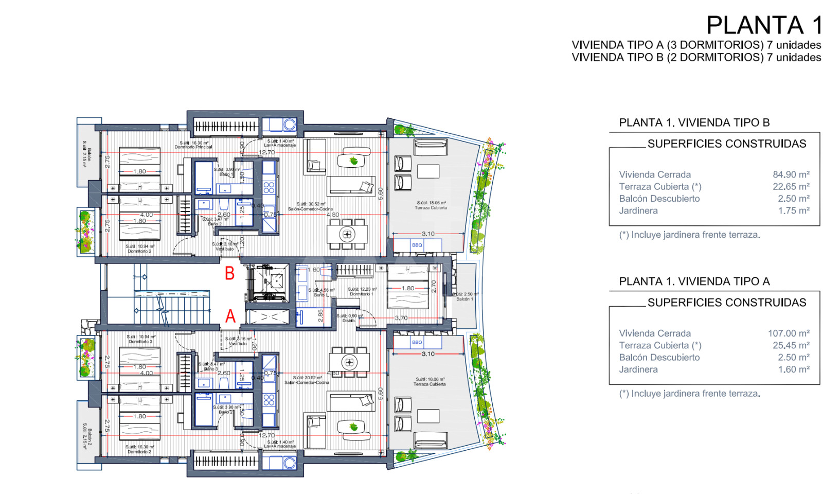 3 bedroom Apartment in Atamaria - LMC27036 - 1