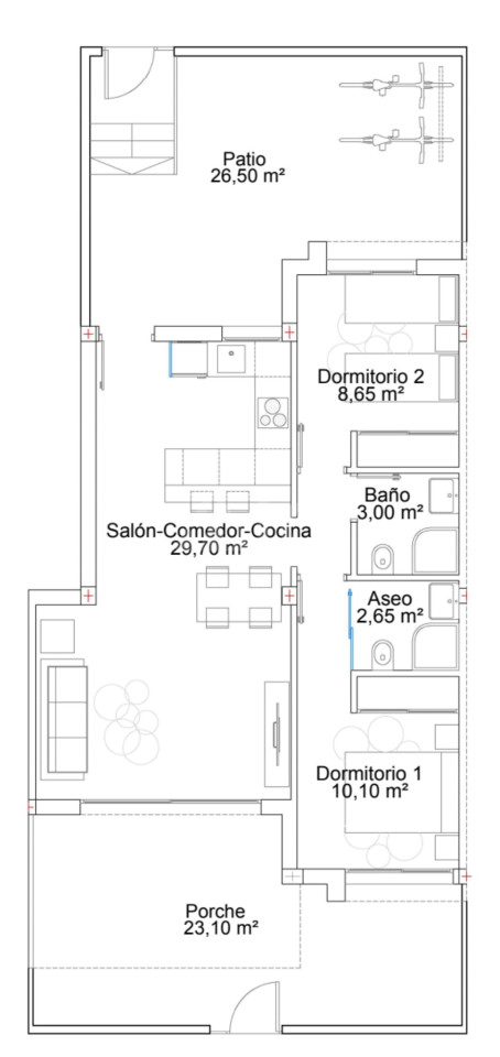 2 bedroom Bungalow in Villamartin - MCB27147 - 1