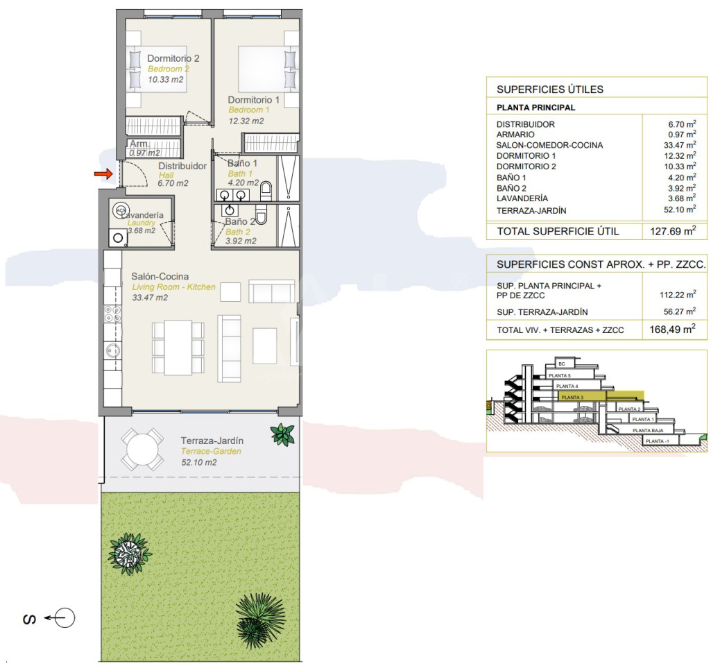 2 bedroom Apartment in Finestrat - CAM27577 - 1