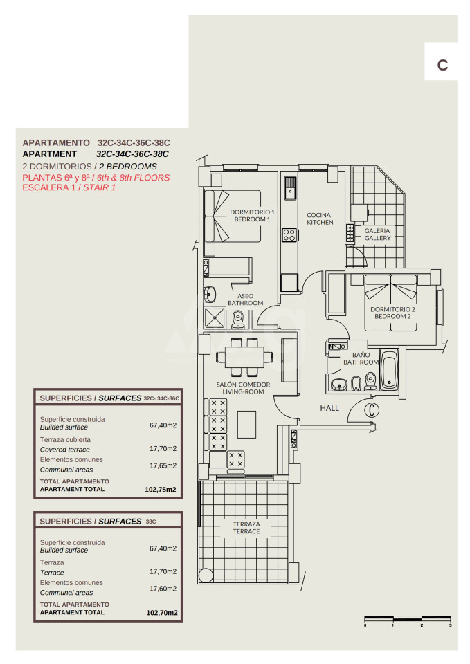 2 ložnice Apartmán v Calpe - GEA27810 - 1