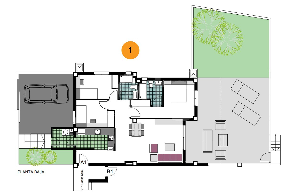 Apartament cu 3 dormitoare în El Mojon - VP28364 - 1