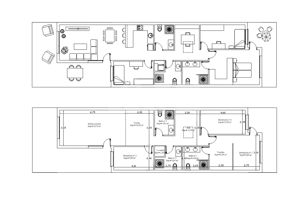 3 Schlafzimmer Reihenhaus in Torre Guil - NNA55910 - 1