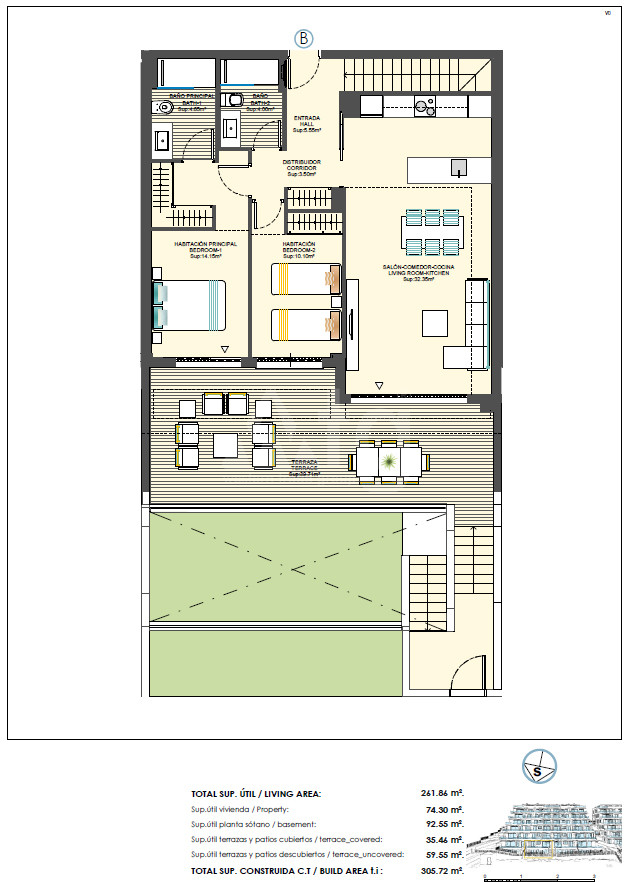 2 bedroom Duplex in Benidorm - UBA28833 - 1