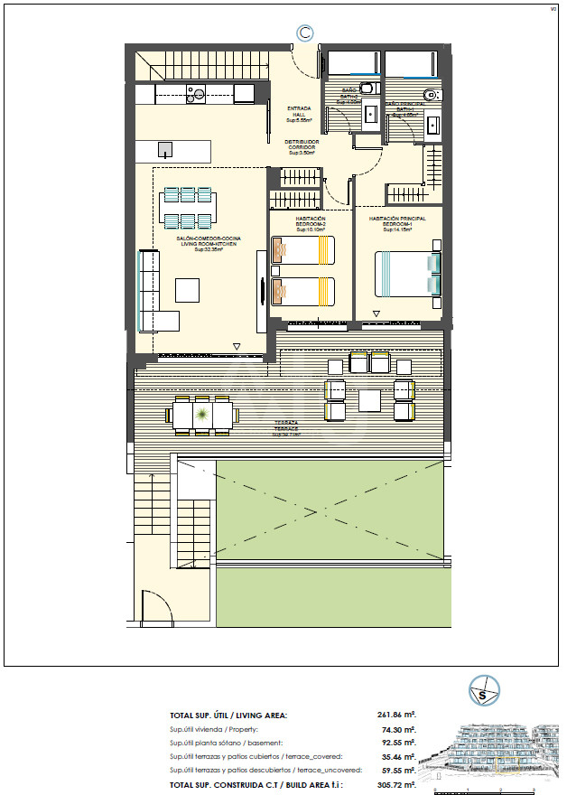 2 bedroom Duplex in Benidorm - UBA28834 - 1