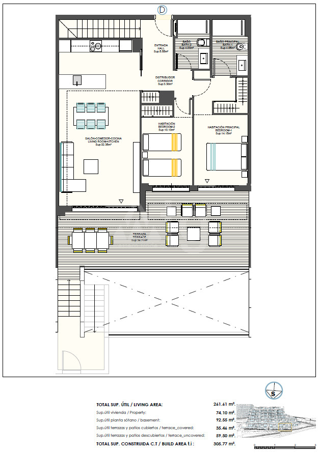 2 bedroom Duplex in Benidorm - UBA28872 - 1