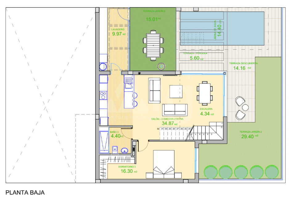 Villa de 3 habitaciones en Polop - PPV56485 - 2