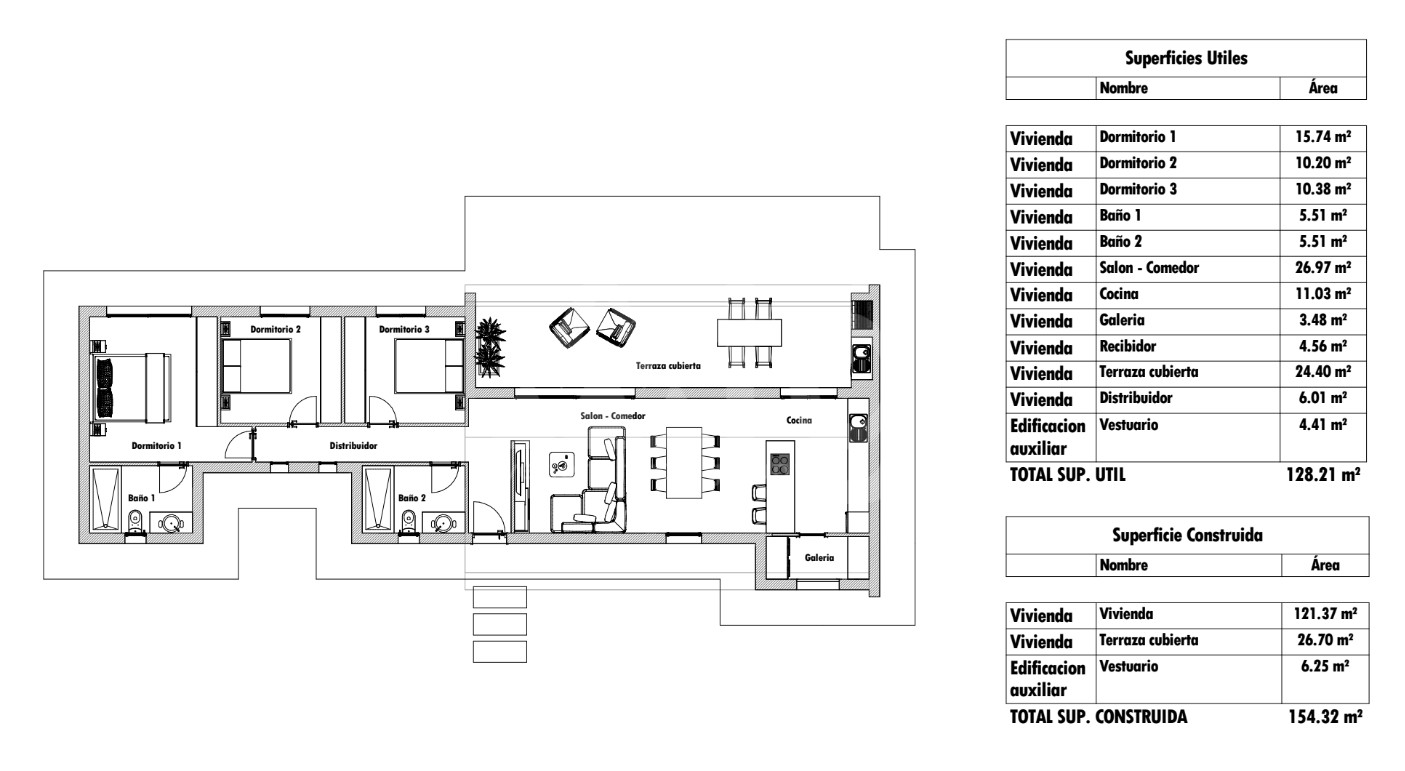 3 Schlafzimmer Villa in Pinoso - MC57474 - 1