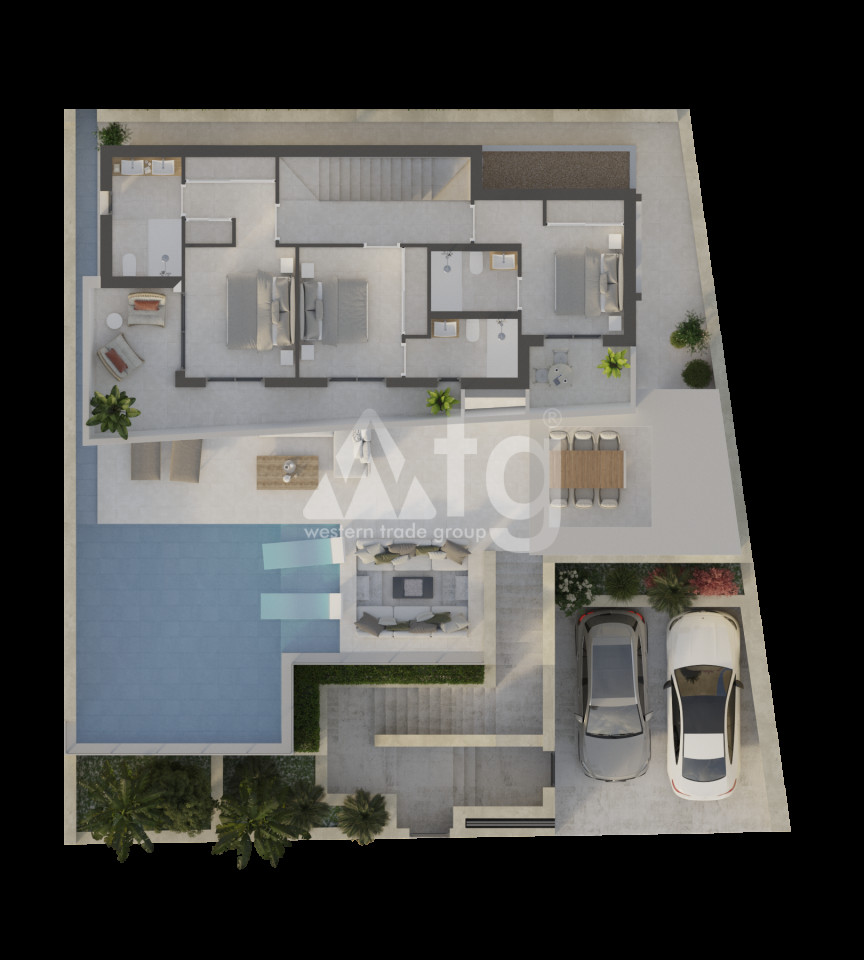 Villa de 4 habitaciones en Moraira - CVN57824 - 2