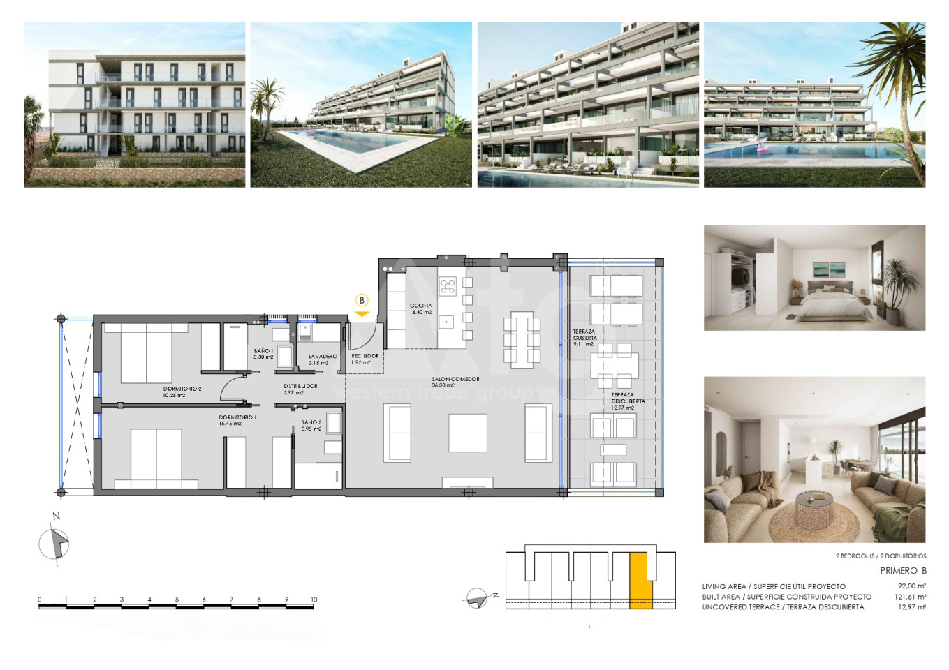 Apartament w Mar de Cristal, 2 sypialnie - CVA30722 - 1