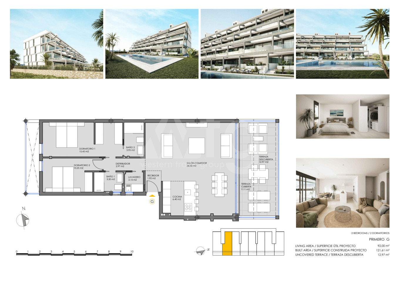 Apartament w Mar de Cristal, 2 sypialnie - CVA30727 - 1