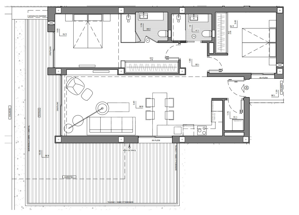 2 Schlafzimmer Penthouse-Wohnung in Cumbre del Sol - VAP31467 - 1