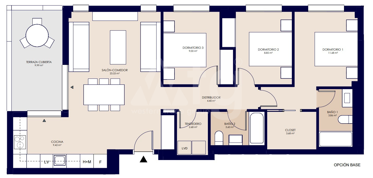 3 bedroom Apartment in San Juan de Alicante - AEH31493 - 1