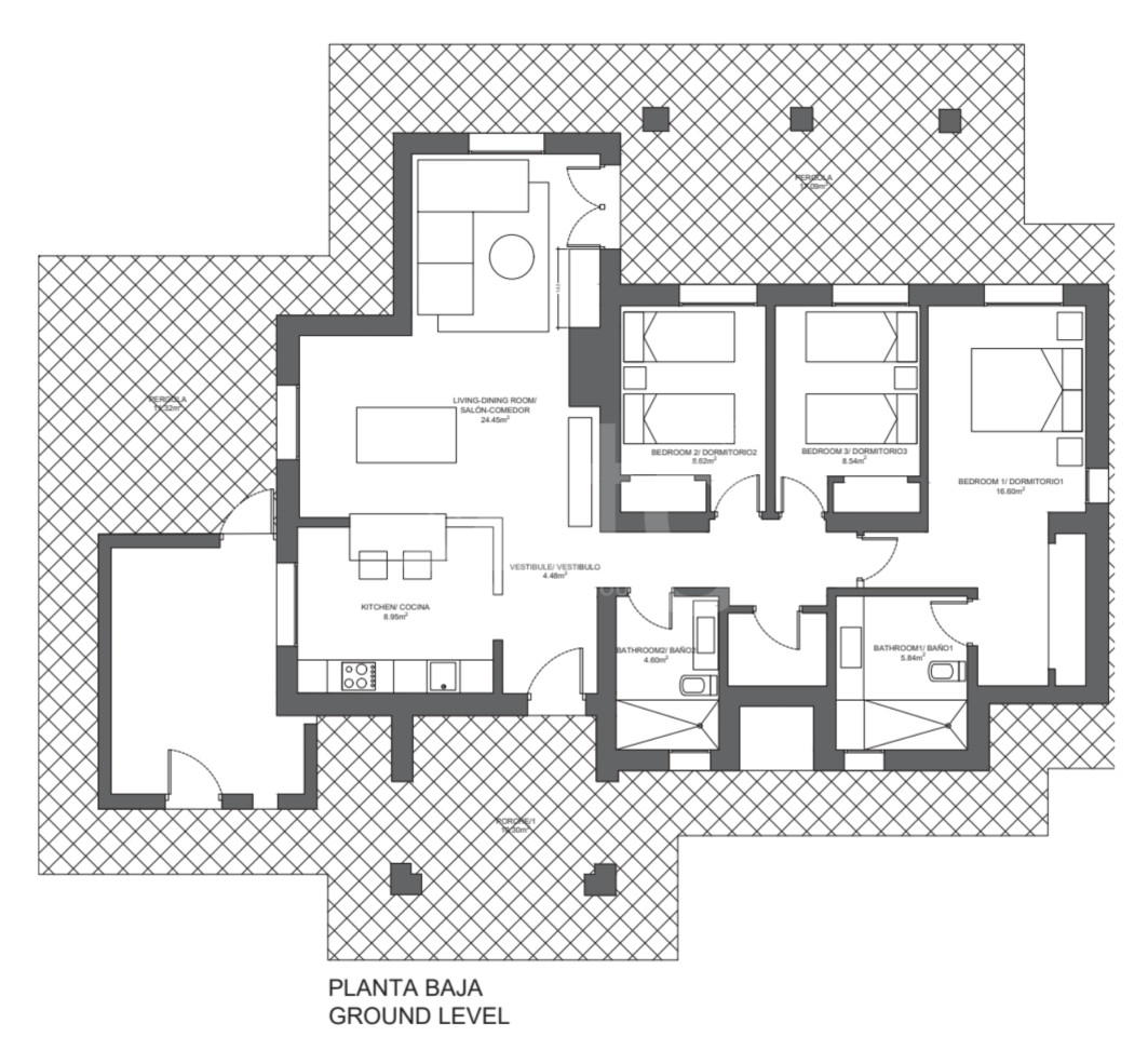 3 bedroom Villa in Alhama de Murcia - ATI33173 - 1