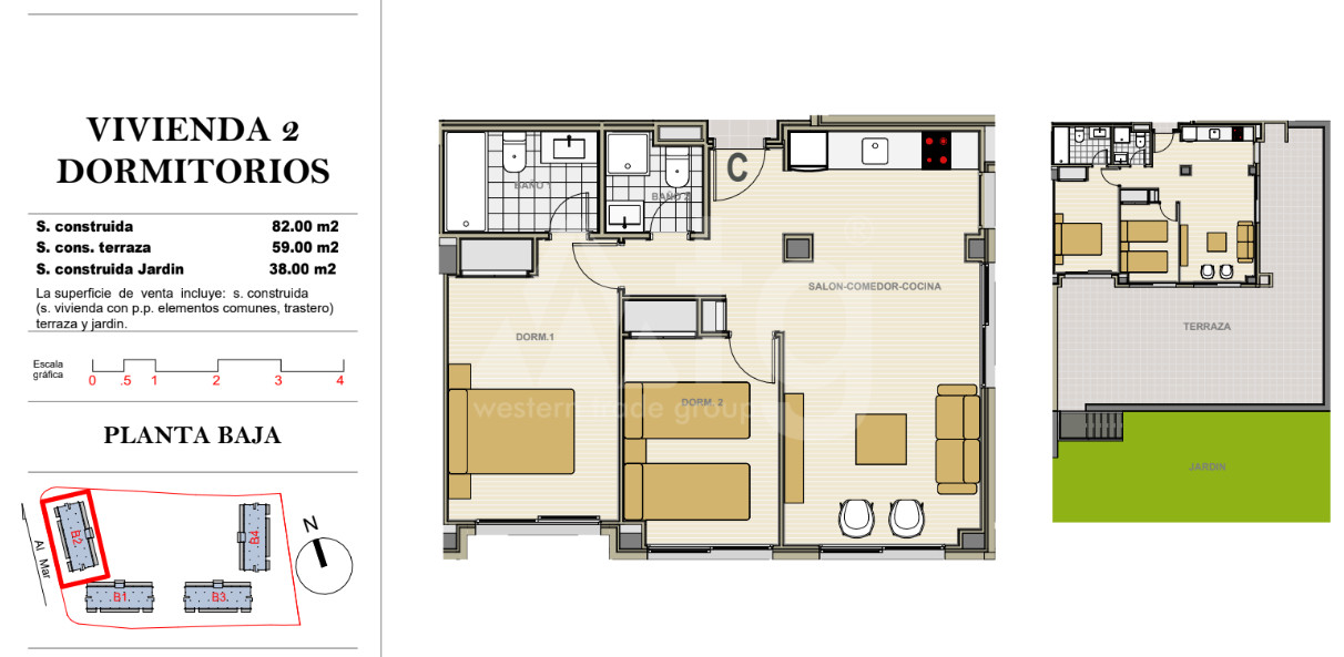 2 bedroom Apartment in Denia - DNA33228 - 1