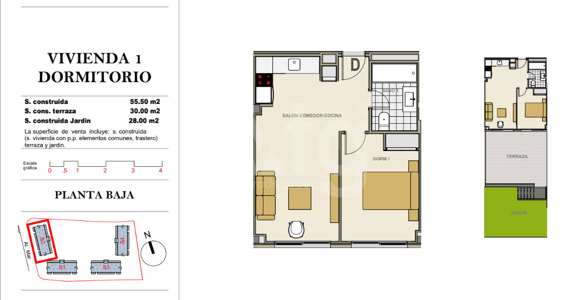 1 bedroom Apartment in Denia - DNA33231 - 1